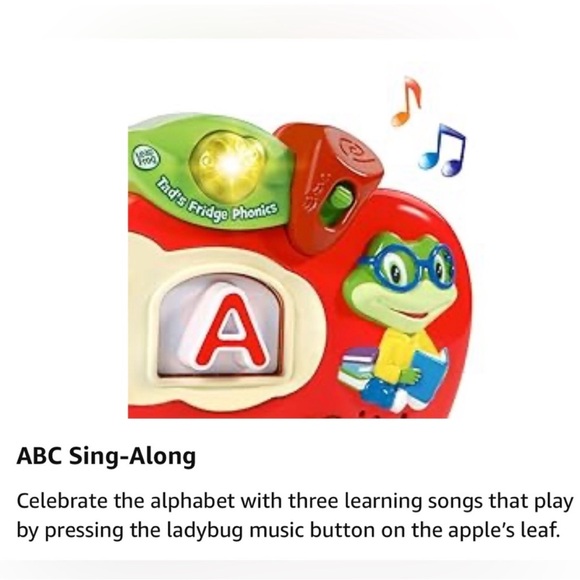 Leap Frog Tad’s Fridge Phonics Magnetic Learn Your Letters & Sounds Toy - Picture 7 of 8